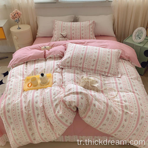 Biberiye Toz Yatak Tabağı Kapak Yatak Yastığı Seti